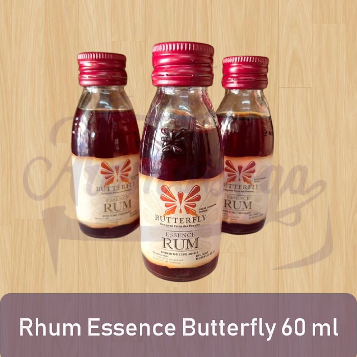 Jual RHUM ESSENCE BUTTERFLY 60 ML Rum Koepoe 60ml Shopee Indonesia