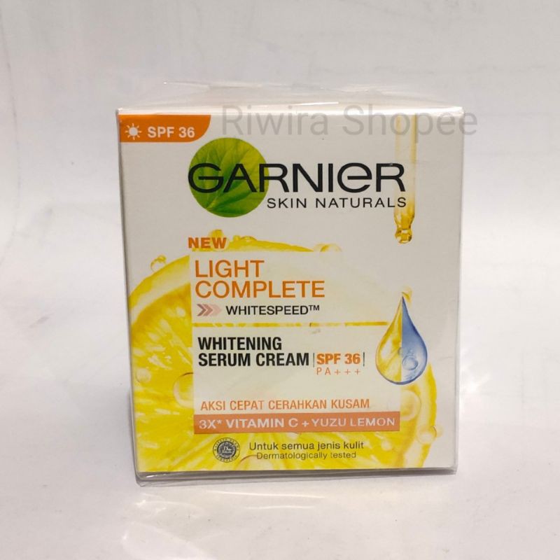 Jual Garnier Light Complete Day Cream 50ml / Krim Siang SPF36 Garnier