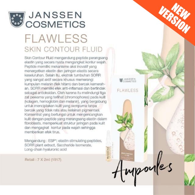 Jual 1917 Box Isi 7 Ampul Skin Contour Fluid Flawless 7x2 ml JANSSEN