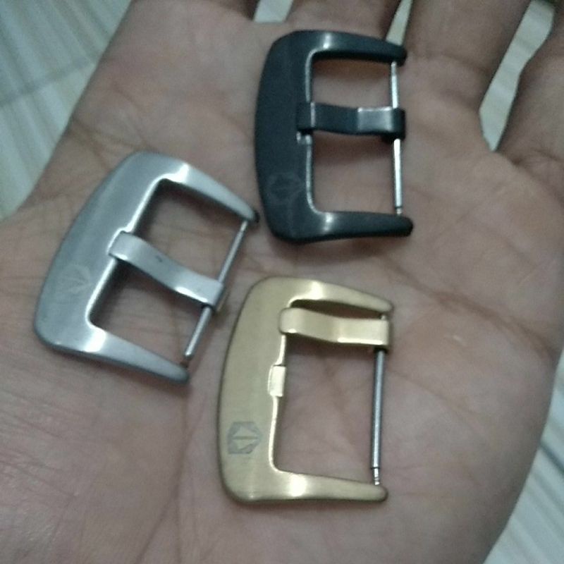 Jual Buckle strap jam tangan kulit ukuran 24mm Shopee Indonesia