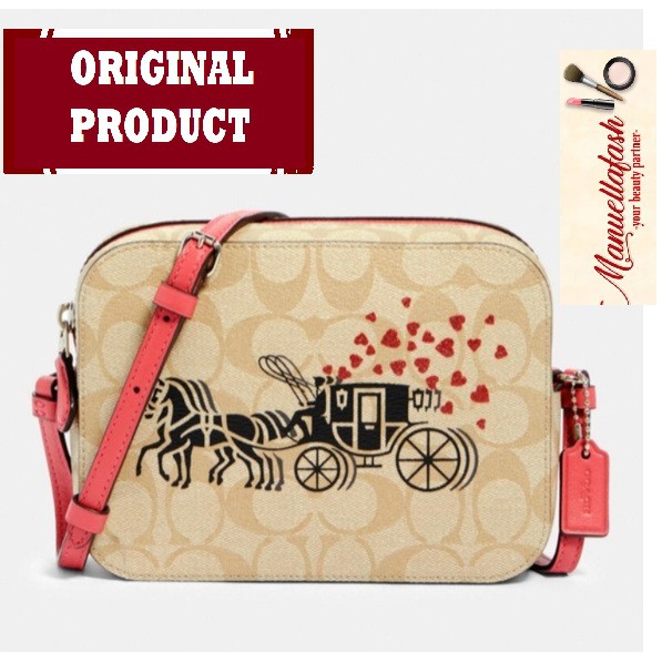 Jual Coach Signature Horse & Carriage Mini Camera Bag ( ORIGINAL FROM