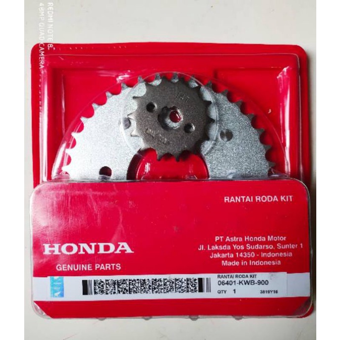 Jual GEAR SET HONDA REVO ABSOLUT/BLADE OLD/BLADE NEW/KODE KWB Shopee