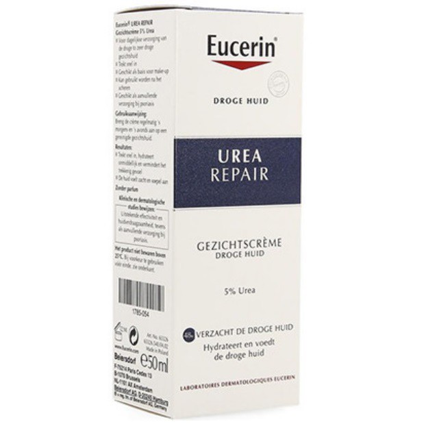 Jual Eucerin Urea Repair Face Cream 5 Urea 50ml Shopee Indonesia