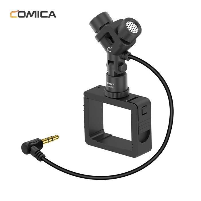 Jual COMICA XY Stereo Motion External Microphone for DJI OSMO POCKET