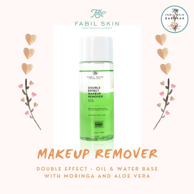 Jual Fabil MakeUp Remover MUR Cleanser Minyak Non Alkohol Anti Acne