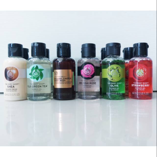 Jual The Body Shop Shower Gel Shower Cream Body Wash Mini 60ML Shopee