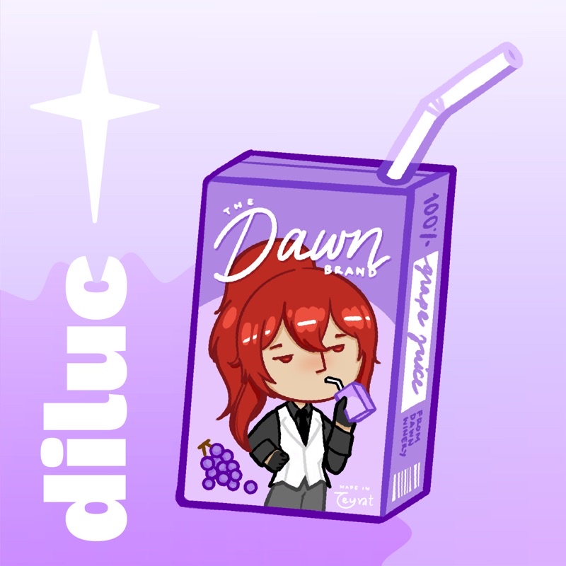 Jual Kaeya Wine and Diluc Grape Juice Keychain Genshin Impact Fanmerch Shopee Indonesia