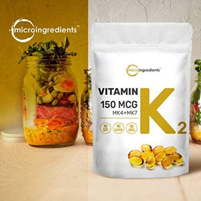 Jual Suplemen kesehatan Microingredient vitamin K2 ( mk4 + Mk7) 150 McG