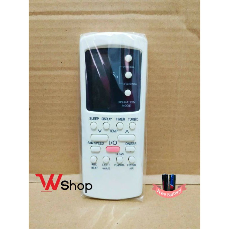 Jual REMOT AC ORIGINAL GALANZ GZ50GBE1 UNTUK LENNOX ERISSON YAMATSU