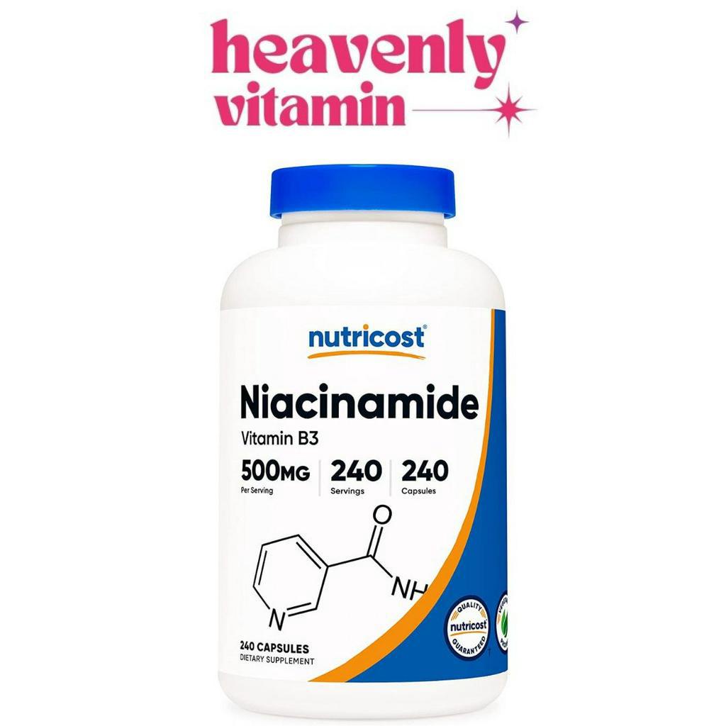Jual Nutricost Niacinamide (Vitamin B3) 500mg, 240 Capsules Shopee