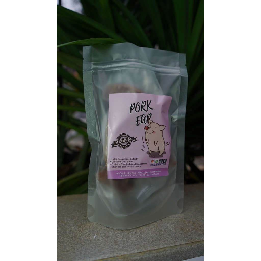Jual Clidrated Pork Ear (Dog Treat / Dog Snack) Shopee Indonesia
