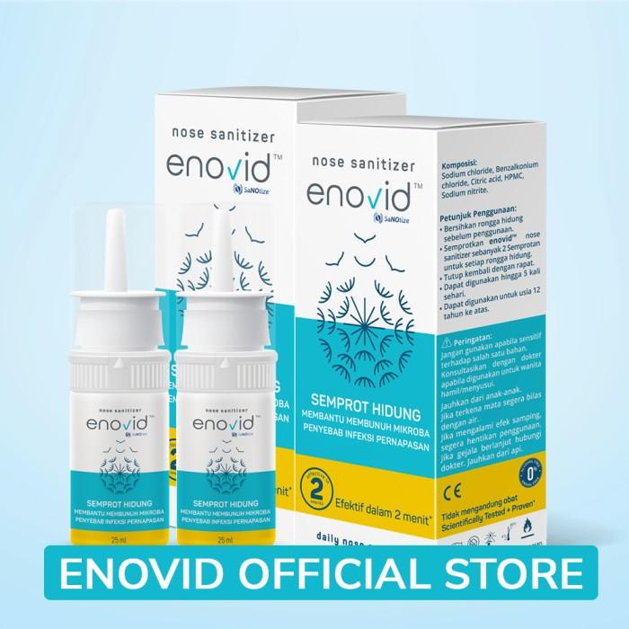 Jual ENOVID SANOTIZE NASAL SPRAY 25ml 2 Botol Shopee Indonesia