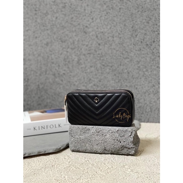 Jual kate spade amelia double zip mini crossbody (authentic / original