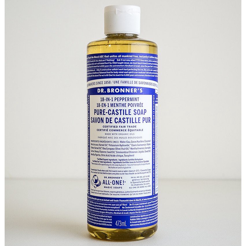 Jual Dr Bronner's Bronner Bronners Peppermint Castile Soap Shower Gel