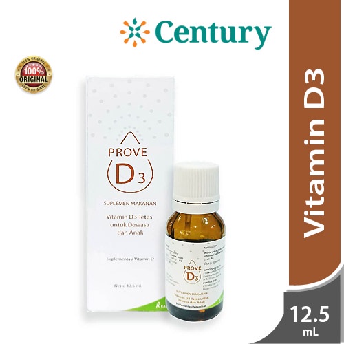 Jual Prove D3 Drop Vitamin D3 400 IU Tetes 12.5mL/Vitamin D/Daya Tahan