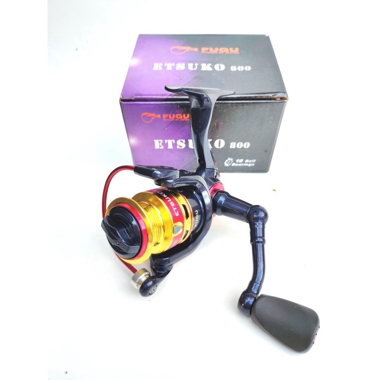 Jual Reel Pancing Fugu Etsuko 800 1000 2000 3000 10 ball bearing One