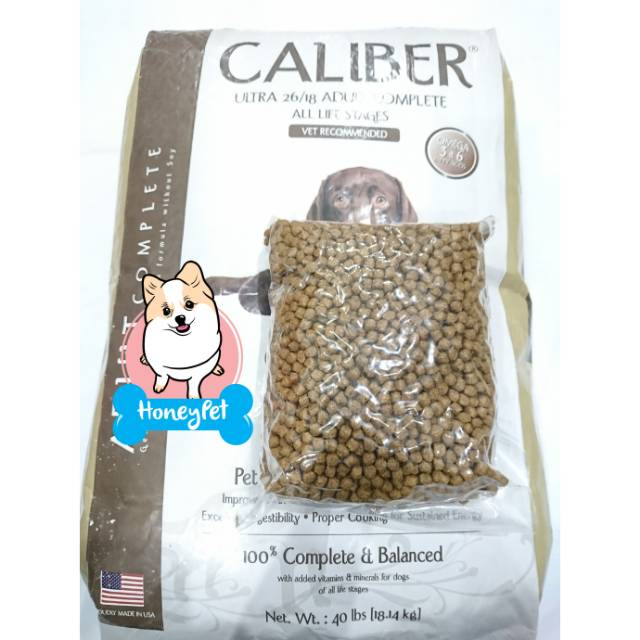Jual Caliber Ultra 2618 Repack 2kg Makanan Anjing Dog Food Shopee