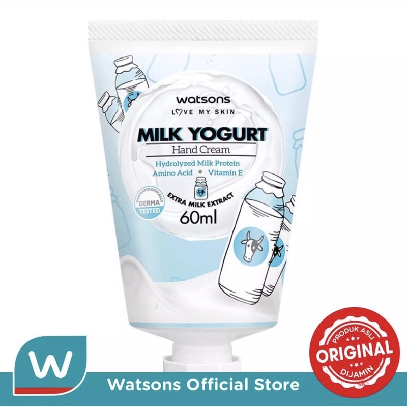 Jual Watsons milk yogurt hand cream banana / extra milk 60ml Shopee
