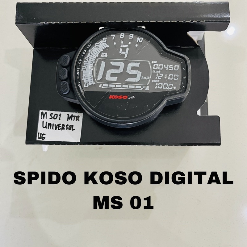 Jual SPEEDOMETER SPEDO KOSO ORIGINAL MS01 SPIDO MS 01 Shopee Indonesia