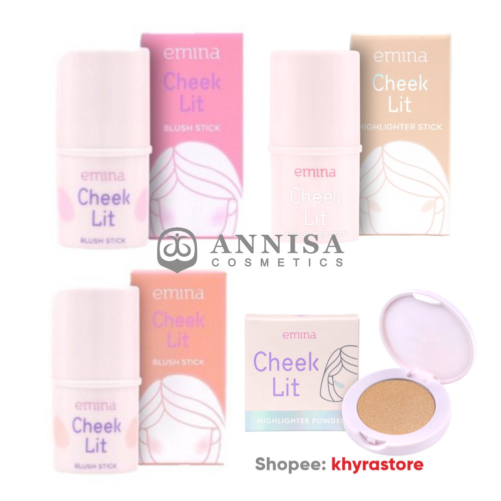 Jual Emina Cheek Lit Blush Stick Emina Cheek Lit Highlighter Stick
