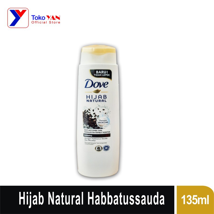 Jual Dove Shampoo Hijab Natural Habbatussauda 135ml Shopee Indonesia