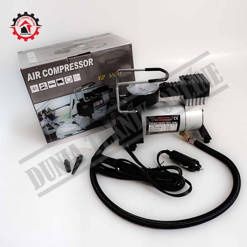 Jual Mini Air Compressor DC 12V 150 Psi Pompa Kompresor Ban Mobil Motor