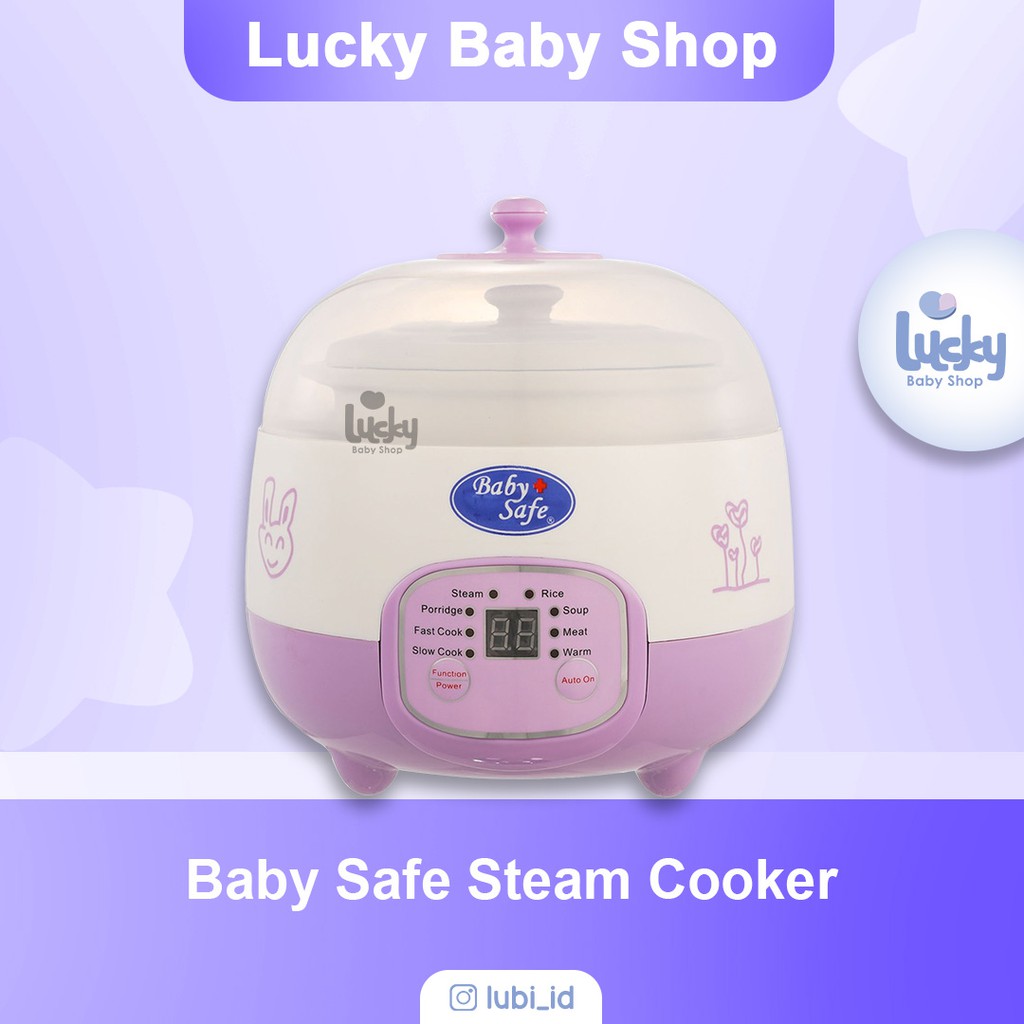 Jual BABY SAFE DIGITAL STEAM COOKER LB010 Shopee Indonesia