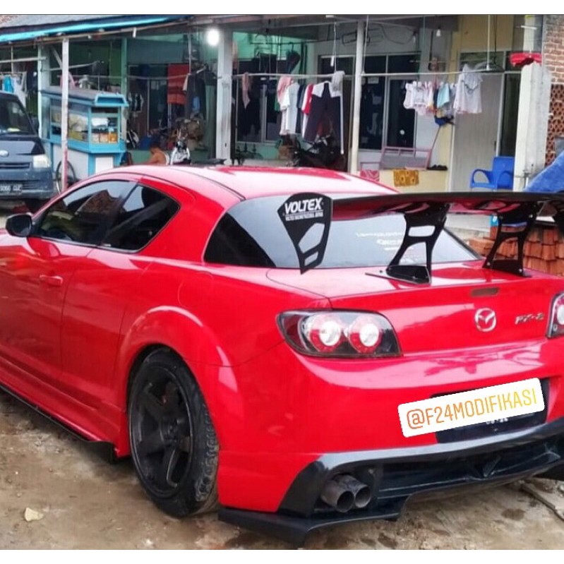 Jual spoiler gt wing voltex mazda RX8 carbon kevlar Shopee Indonesia