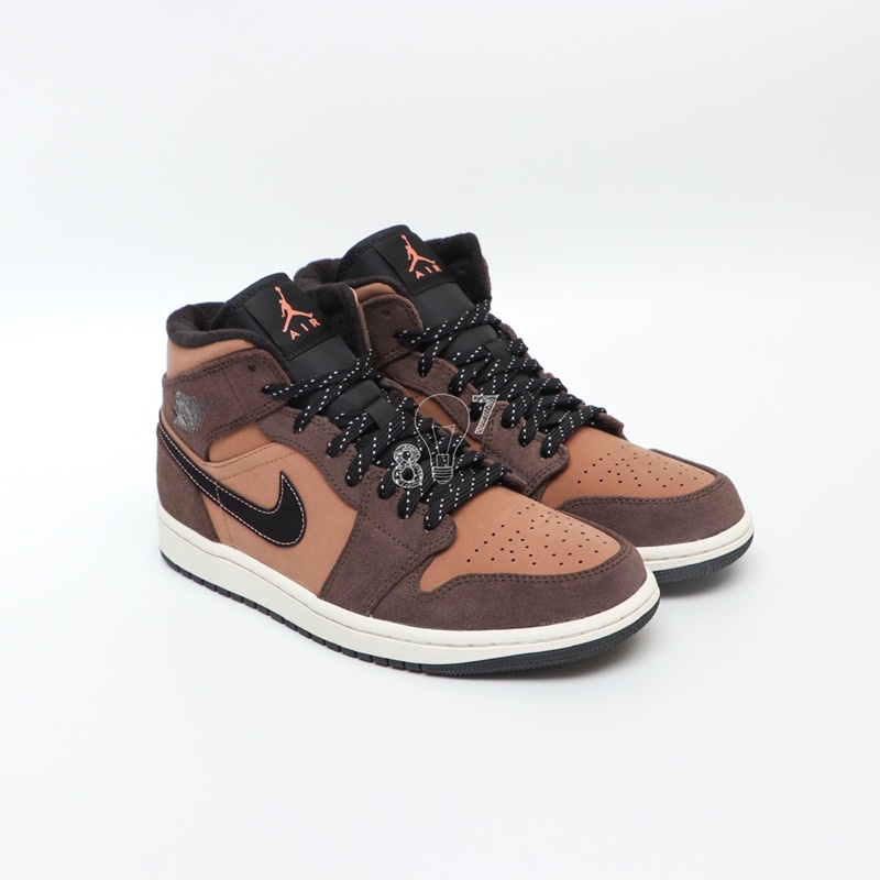 Jual Air Jordan 1 Mid Dark Chocolate Shopee Indonesia