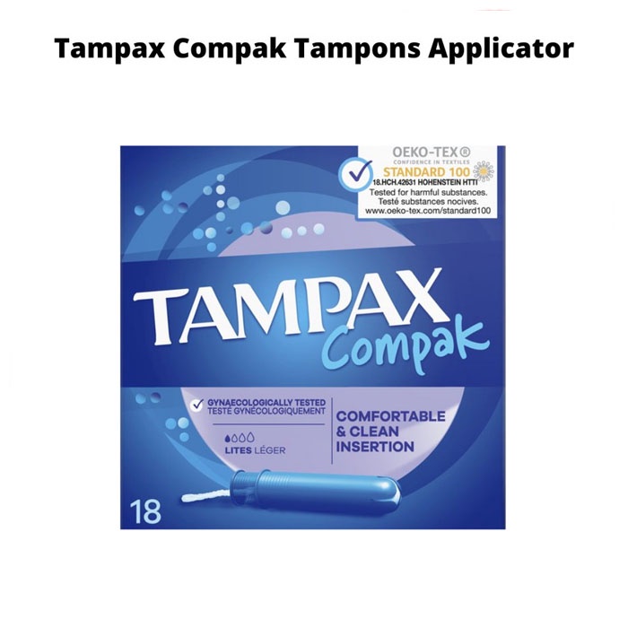 Jual Tampax Compak Tampons Applicator Shopee Indonesia