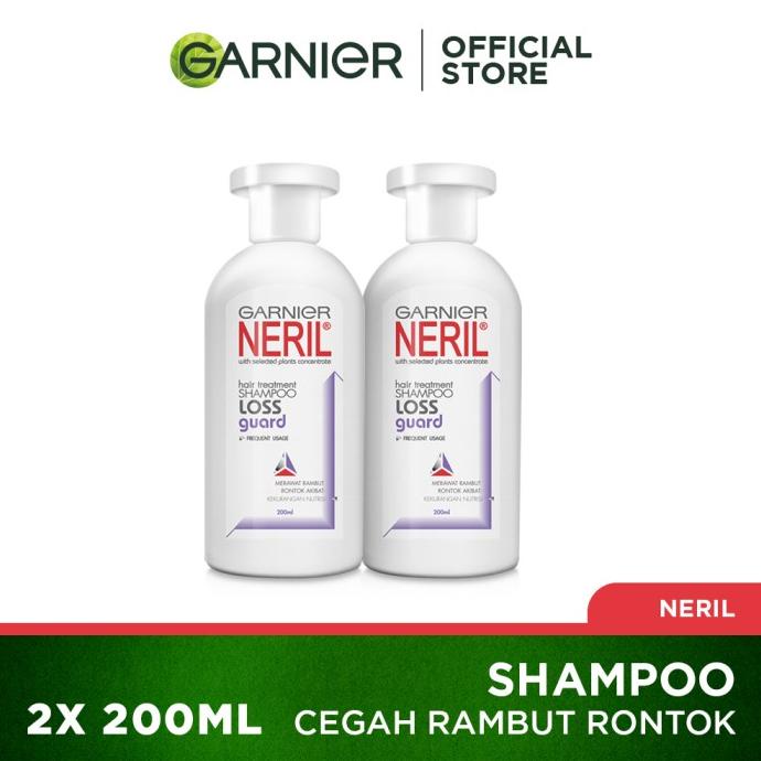 Jual Garnier Neril Hair Care Shampoo Anti Loss Guard 200ml Twin Pack