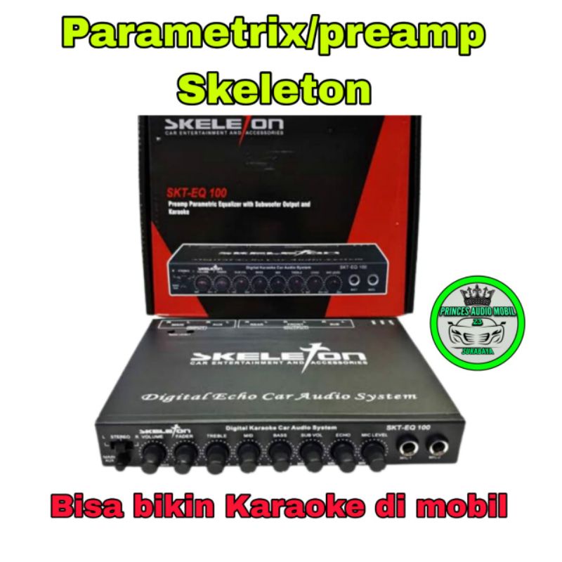 Jual preamp/parametrix equalizer dan bisa buat karaoke merek skeleton
