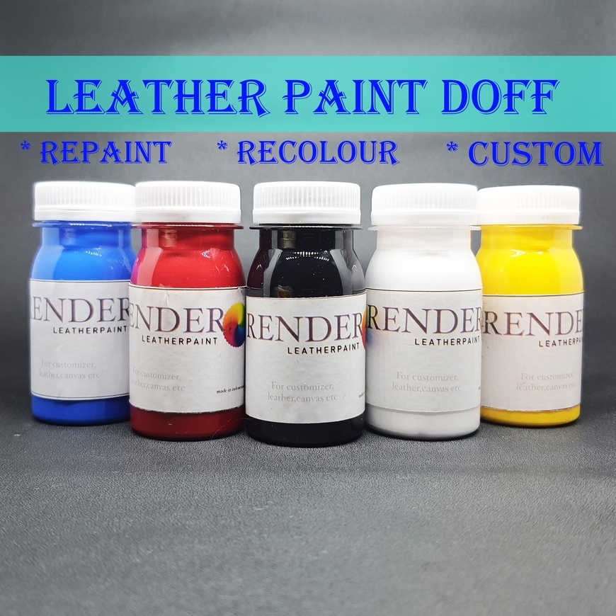 Jual Cat Sepatu Render Paint leather / Kulit / Midsole / Rubber