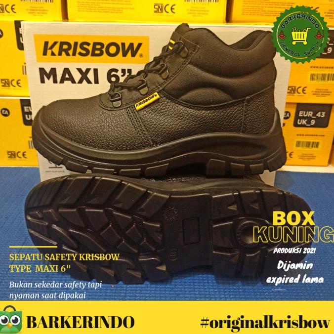 Jual Sepatu safety Krisbow Maxi 6 inch Shopee Indonesia