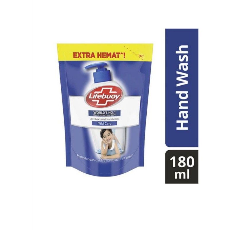 Jual Lifebuoy Hand Wash Mild Care Refill 180ml Shopee Indonesia