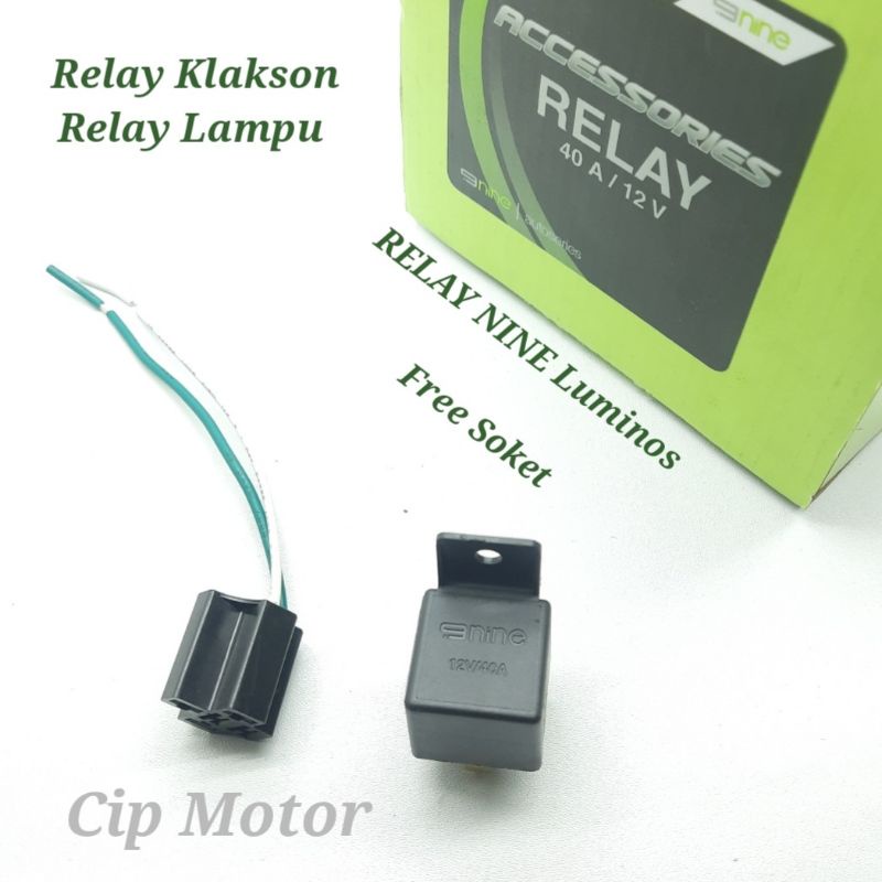 Jual RELAY Klakson Relay Lampu Nine 12 Volt Klakson Lampu Motor Mobil