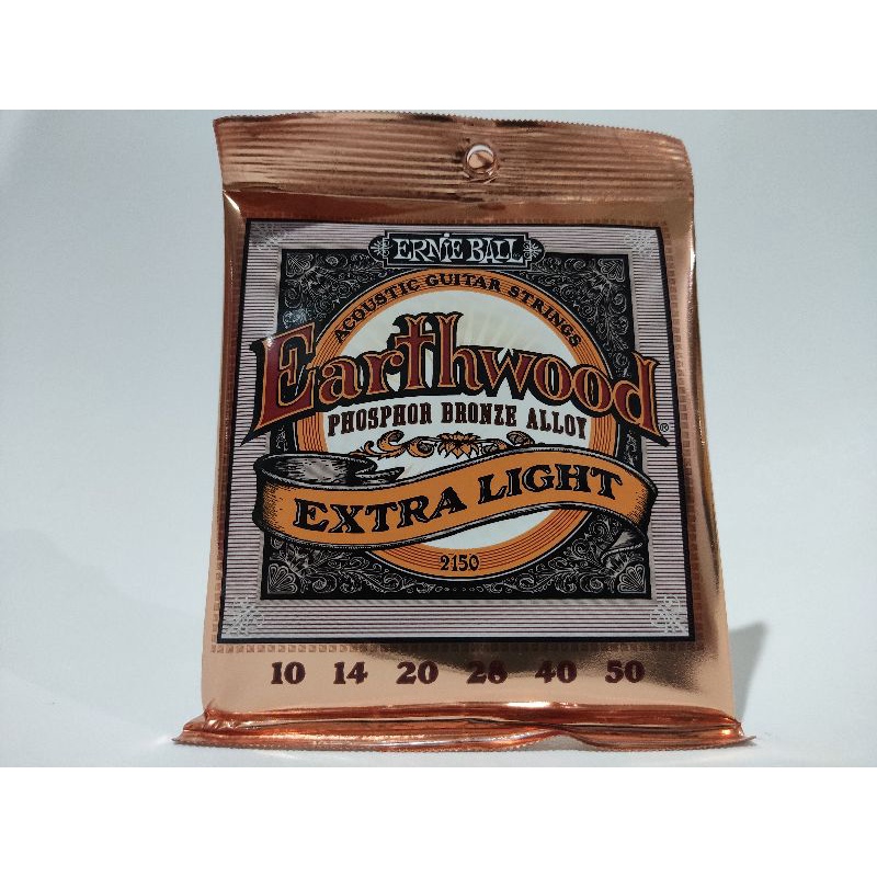 Jual Ernie Ball 2150 Premium Phosphor Bronze Extra Slinky Shopee