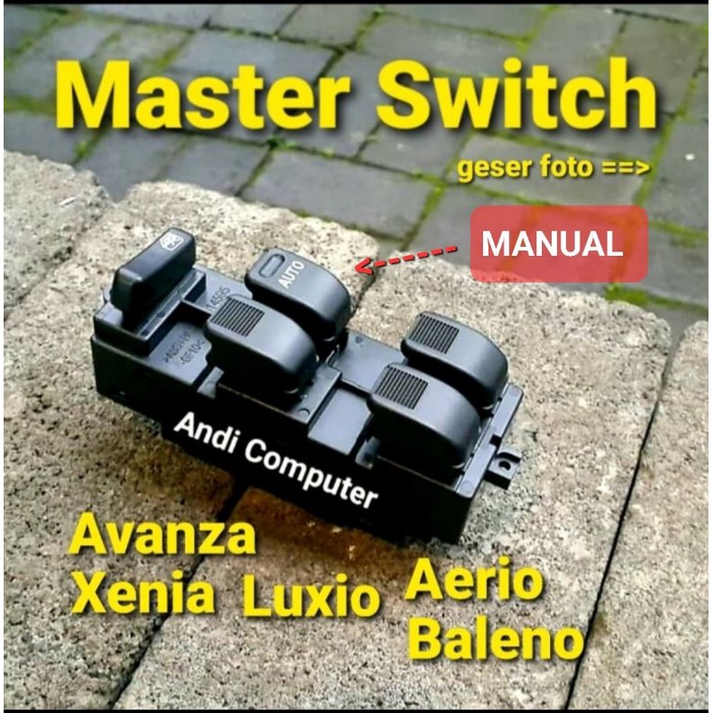 Jual Saklar Power Window Master Switch Avanza Xenia Luxio Aerio Baleno