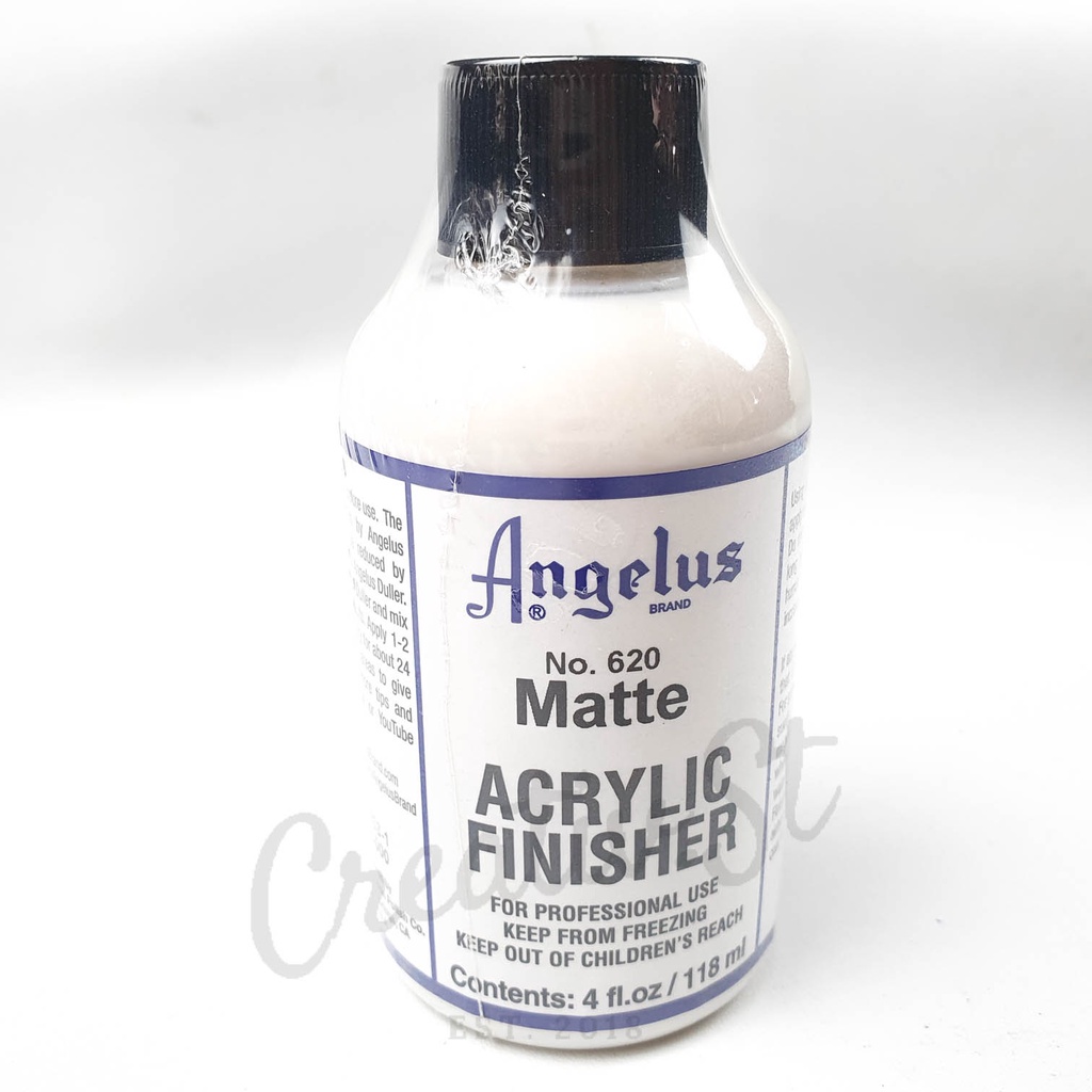 Jual Angelus Acrylic Finisher Varnish Leather Gloss Satin Matte 600 4Oz
