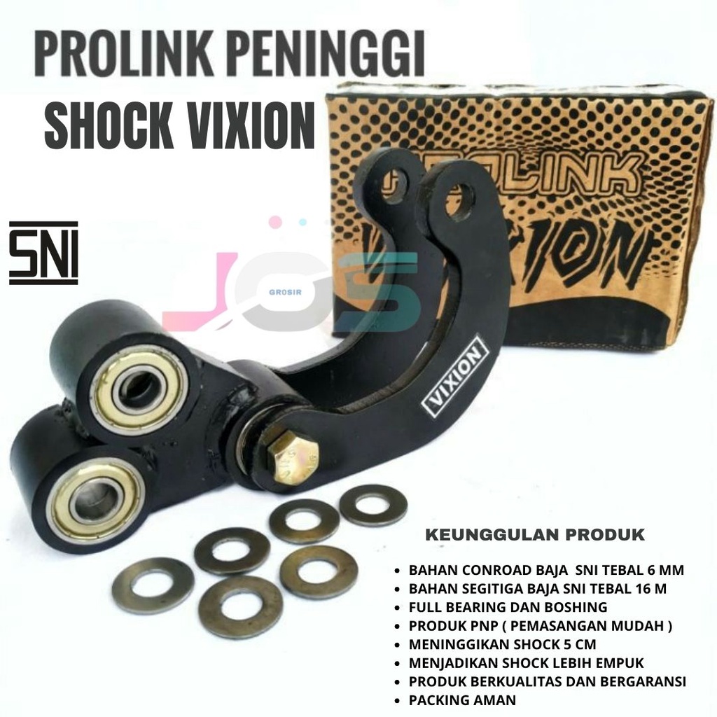 Jual Segitiga Prolink Vixion Plus Conrod Peninggi Shock Belakang