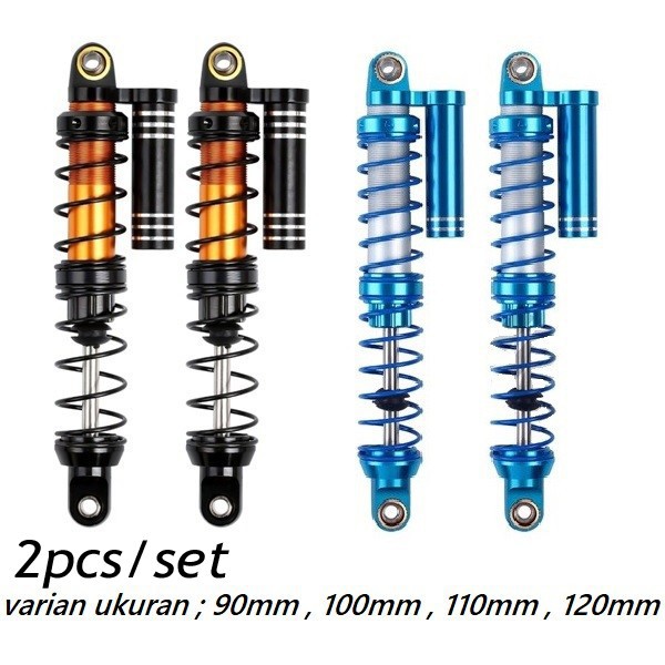 Jual Metal Alloy Shock Dual Spring piggyback 1/10 Crawler Axial TRX4 TRX4 Scx10 Shopee Indonesia