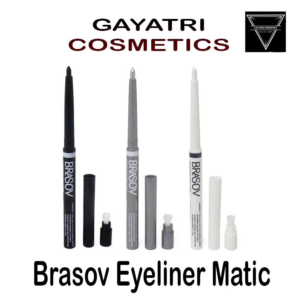 Jual Brasov Eyeliner Automatic Waterproof Shopee Indonesia