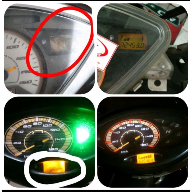 Jual Stiker lcd speedometer supra x 125 stiker lcd speedometer karisma