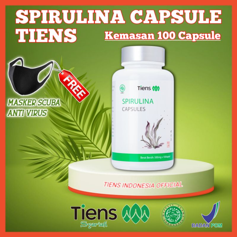 Jual Spirulina Capsules Tiens / Ekstrak Ganggang Hijau / Tianshi