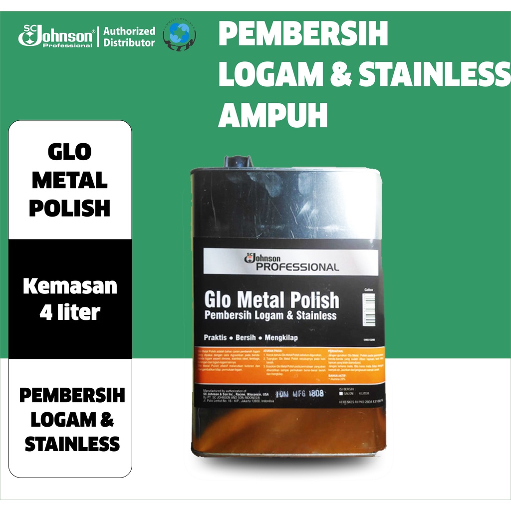 Jual SC Johnson Glo Metal Polish Cairan Pembersih Metal & Stainless