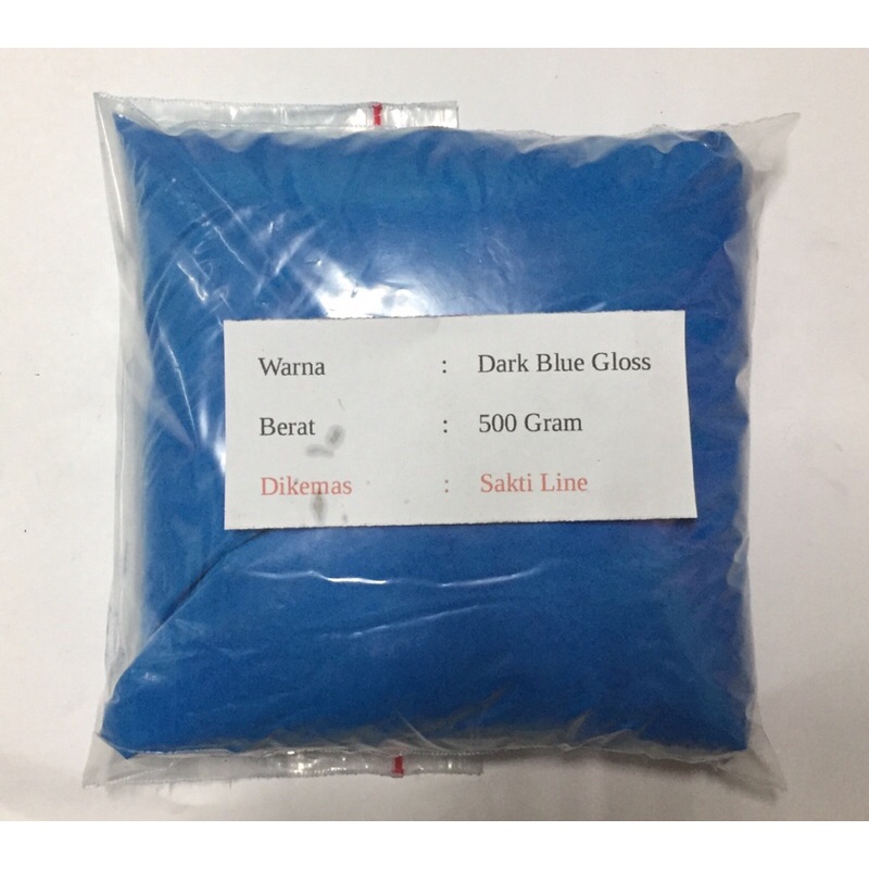 Jual Bubuk Powder Coating Dark Blue Gloss 500 Gram Shopee Indonesia