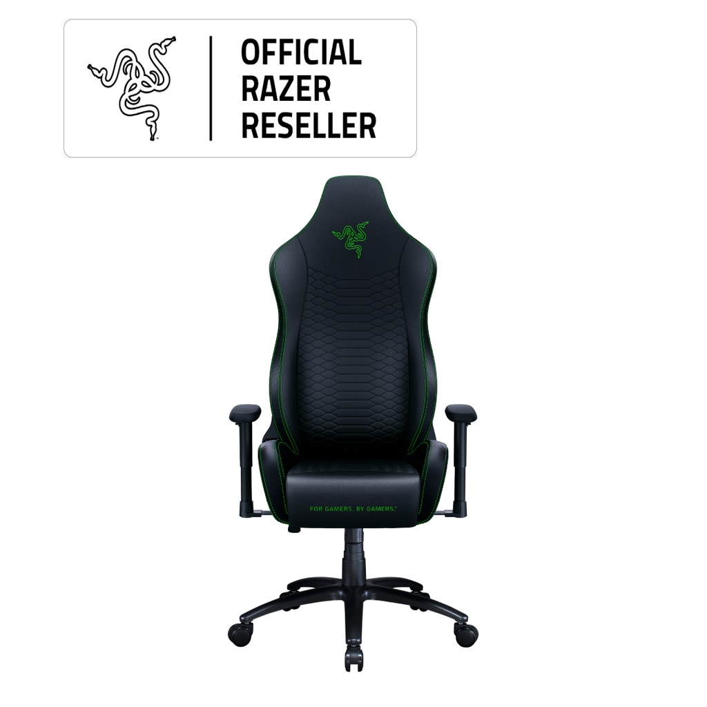 Jual Razer Iskur X BLACK/GREEN Ergonomic Gaming Chair Shopee Indonesia