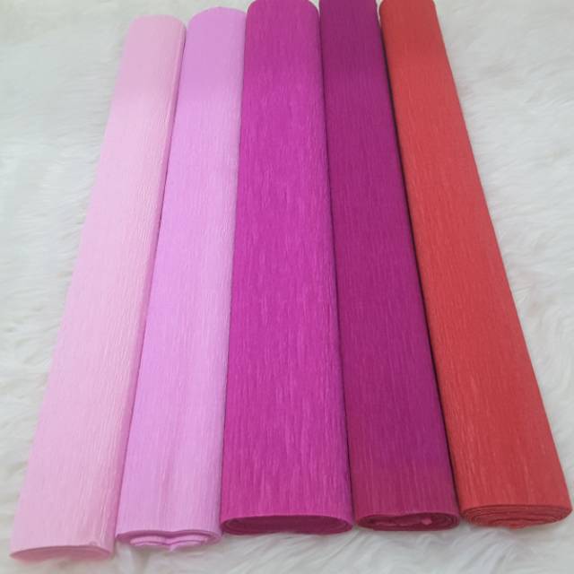 Jual Crepe Paper/Paper Flower/Wrapping Paper/Kertas Bucket Bunga Shopee Indonesia