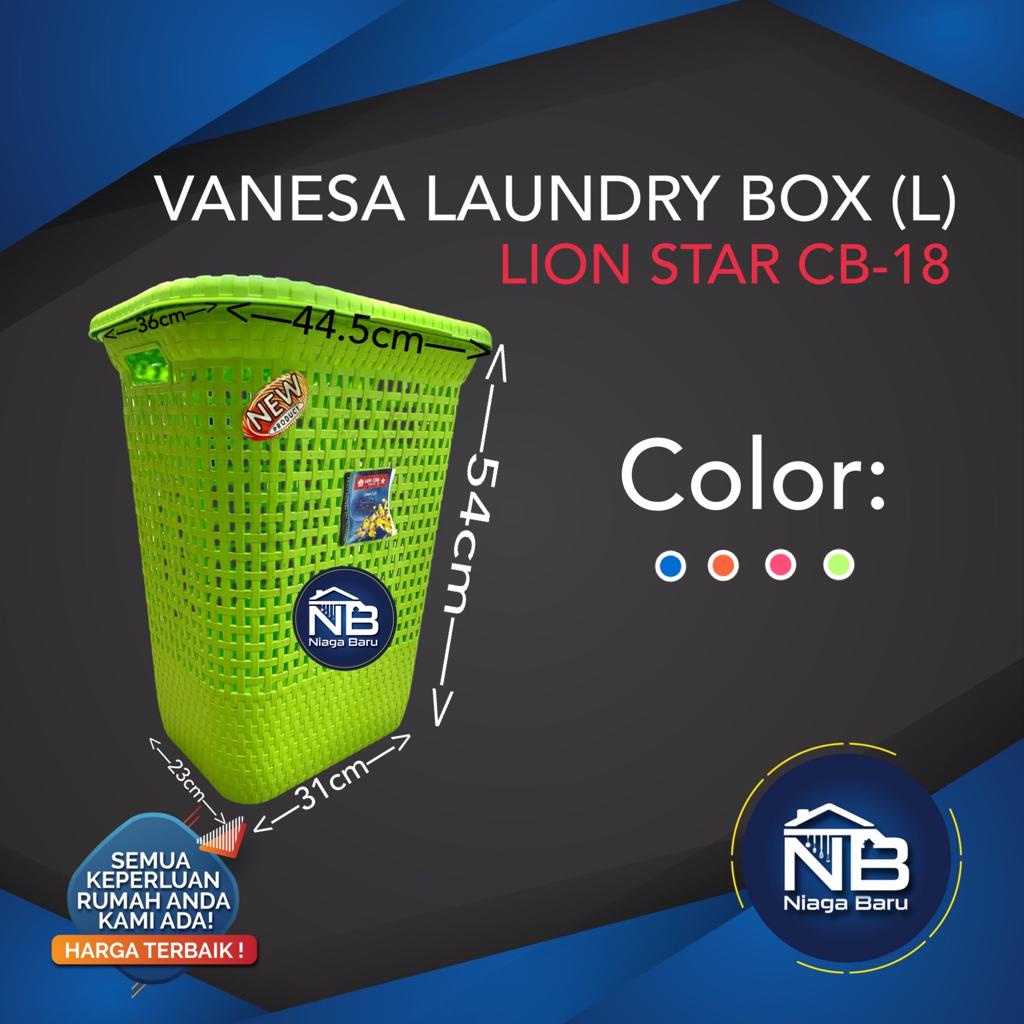 Jual Keranjang Baju /Laundry Bag CB18 Vanesa Laundry Box Large Lion