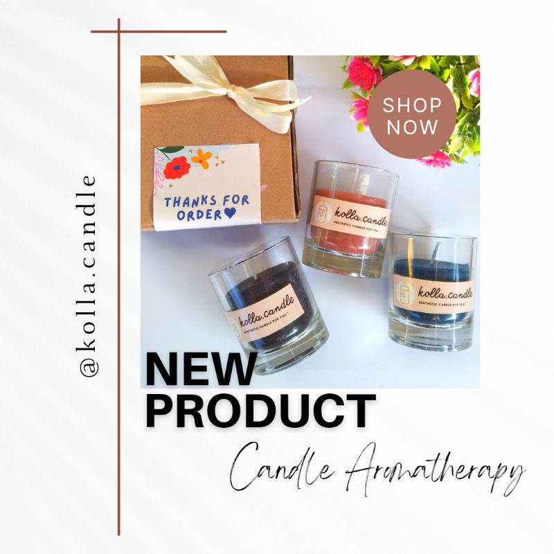 Jual Lilin Aromaterapi Tahan Lama Dan wangi (scanted candle) Shopee